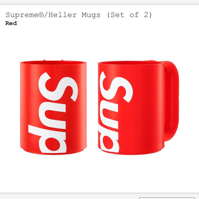 supreme heller mags 新品未使用　RED