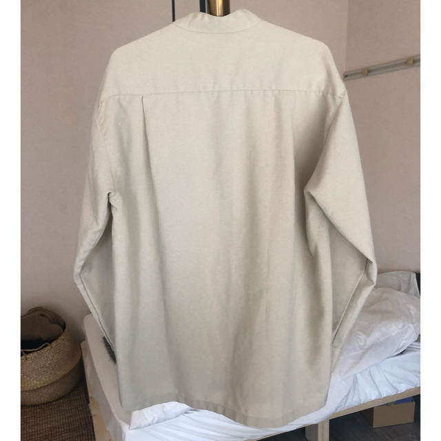 vintage  ノーカラーシャツ レディースのトップス(シャツ/ブラウス(長袖/七分))の商品写真