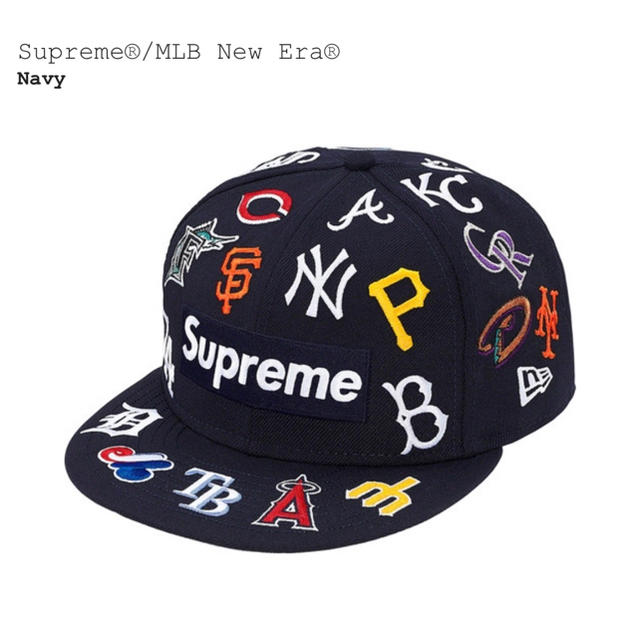 Supreme®/MLB New Era® COLOR/STYLE：Navy