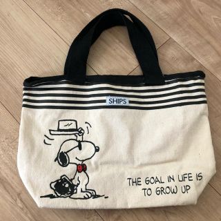 スヌーピー(SNOOPY)のSHIPSコラボスヌーピーミニバッグ(バッグ)