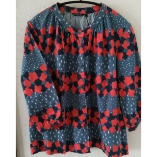 マリメッコ(marimekko)のマリメッコ　花柄　ブラウス(シャツ/ブラウス(長袖/七分))