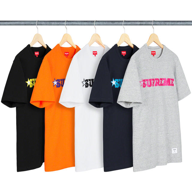 Supreme(シュプリーム)の4/30まで出品　Supreme Star logo Tシャツ ネイビー XL  メンズのトップス(Tシャツ/カットソー(半袖/袖なし))の商品写真