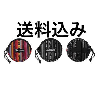 シュプリーム(Supreme)のsupreme woven stripe coin pouch ブラック(コインケース/小銭入れ)