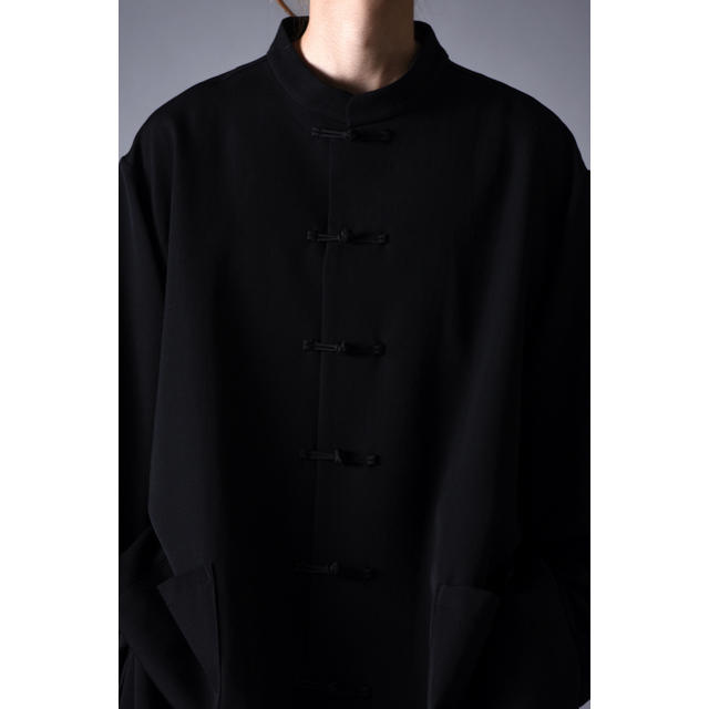 BISHOOL ビシュール Wool Gabardine China Shirt 3
