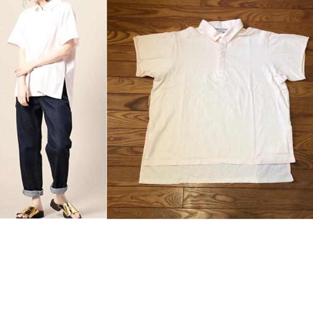 AMERICANA(アメリカーナ)のAmericana アメリカーナ ラガーシャツ ポロシャツ ラグビーシャツ レディースのトップス(シャツ/ブラウス(半袖/袖なし))の商品写真