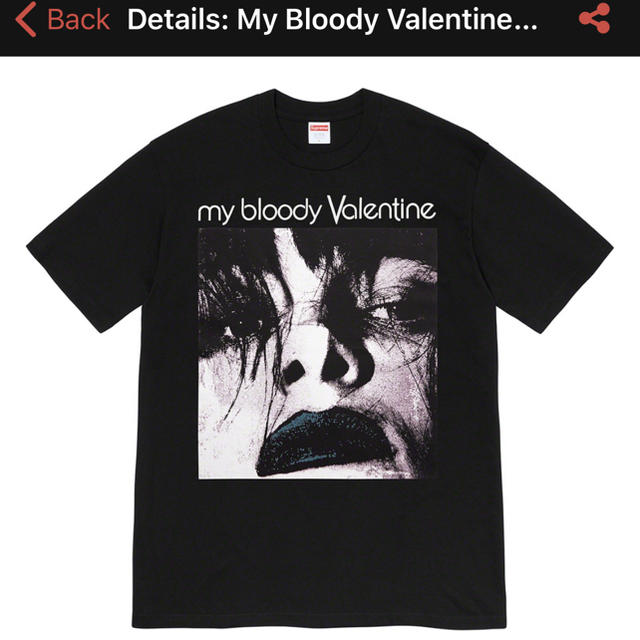 My Bloody Valentine/Supreme Ｔシャツ