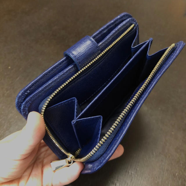 新品FURLA財布 ブルー - 財布