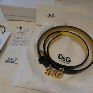 ドルチェアンドガッバーナ(DOLCE&GABBANA)の専用 国内正規店購入・新品・未使用☆【D&G】エナメルレザーベルト(ベルト)