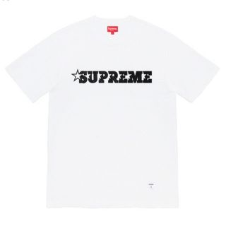 シュプリーム(Supreme)のsupreme star logo S/S T ホワイト Lサイズ(Tシャツ/カットソー(七分/長袖))