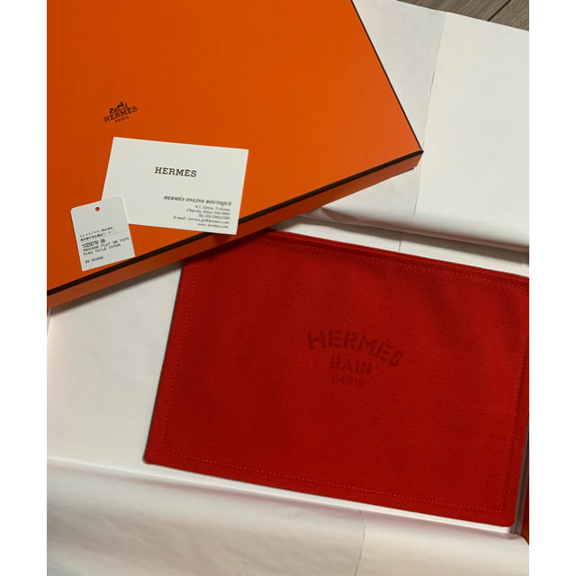 ☆新品・未使用☆HERMES フラットポーチ(ヨッティング) GM