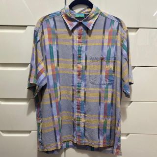 パタゴニア(patagonia)のPatagonia A/Cシャツ パタロハ カスリ柄 Mサイズ(Tシャツ/カットソー(半袖/袖なし))