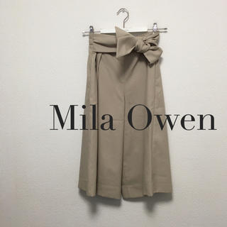 ミラオーウェン(Mila Owen)のMila Owen ワイドパンツ ガウチョパンツ(クロップドパンツ)