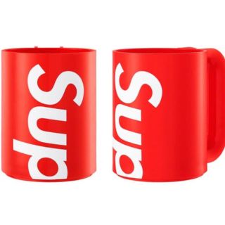 シュプリーム(Supreme)のsupreme heller mug マグカップ　赤(マグカップ)