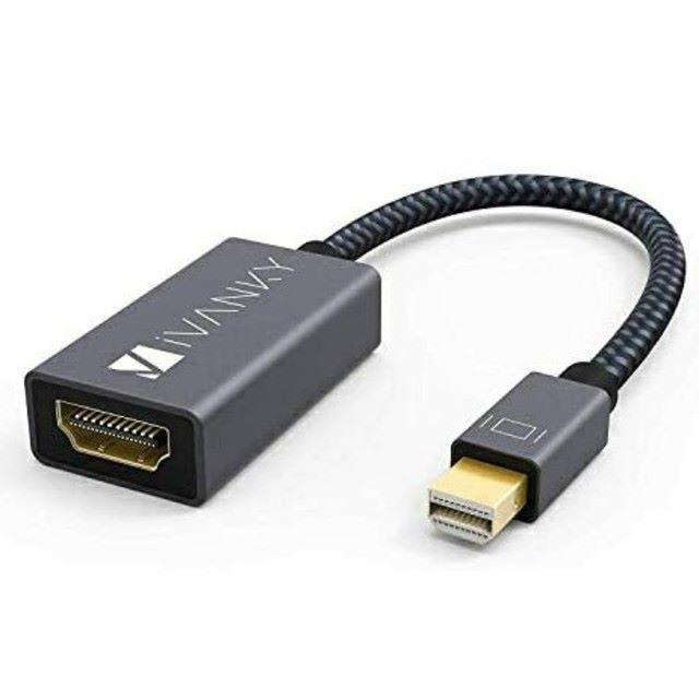 【Mini DisplayPort→HDMI変換アダプタ】 Macbook スマホ/家電/カメラのPC/タブレット(PC周辺機器)の商品写真