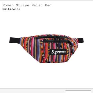 シュプリーム(Supreme)のWoven Stripe waist bag Multicolor (ウエストポーチ)