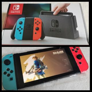 ニンテンドウ(任天堂)のNintendo Switch 本体＋ゼルダの伝説 ブレス オブ ザ ワイルド(家庭用ゲーム機本体)