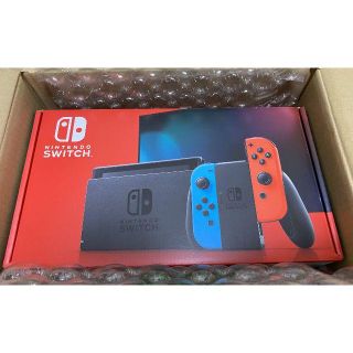 ニンテンドースイッチ(Nintendo Switch)の新品未開封 Nintendo Switch 本体 ネオンブルー/ネオンレッド(家庭用ゲーム機本体)