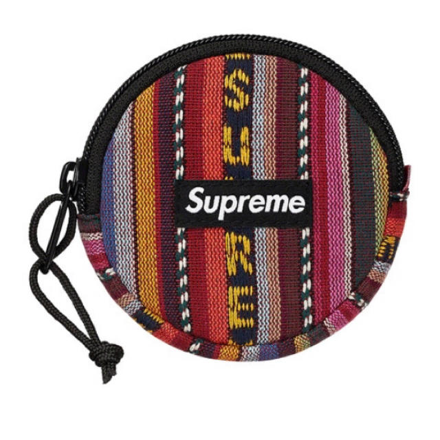 Supreme Woven Stripe Coin Pouch