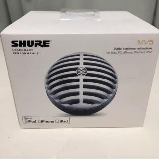 アップル(Apple)のSHURE MV5(マイク)