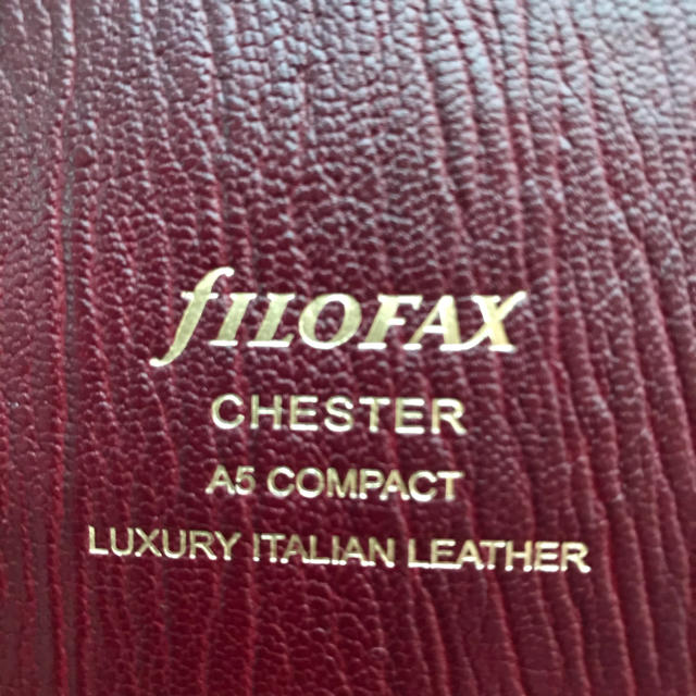 Filofax(ファイロファックス)の◾️新品 fILOFAX CHESTER A5 RED メンズのファッション小物(手帳)の商品写真