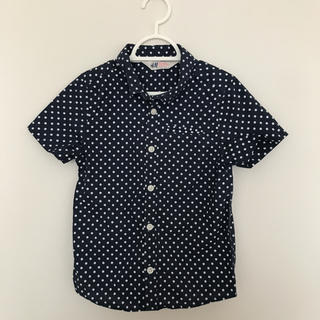 エイチアンドエム(H&M)のH&M  半袖水玉シャツ(Tシャツ/カットソー)