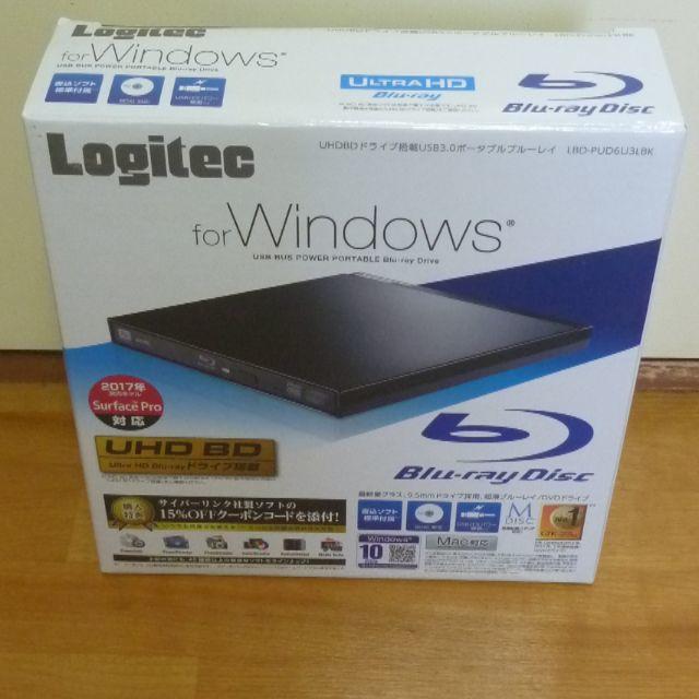 Logitec LBD-PUD6U3LBK Blu-rayディスクドライブ - PC周辺機器