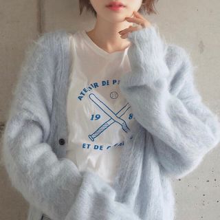 アンユーズド(UNUSED)の新品タグ付 UNUSED MOHAIRKNIT CARDIGAN (カーディガン)