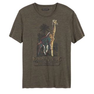 バナナリパブリック(Banana Republic)の新品★バナナリパブリック グラフィックTシャツ Mサイズ(Tシャツ/カットソー(半袖/袖なし))