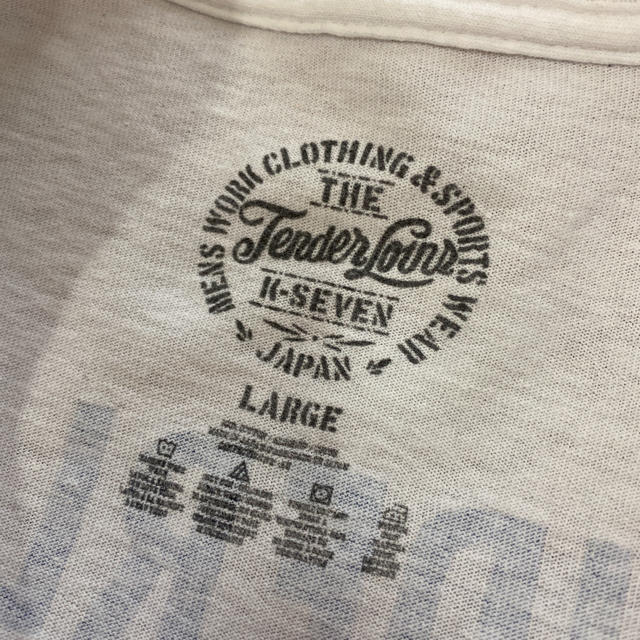 TENDERLOIN(テンダーロイン)のテンダーロイン　TENDERLOIN TEE L/S NO1 ロンT L 白 メンズのトップス(Tシャツ/カットソー(七分/長袖))の商品写真