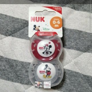 ディズニー(Disney)のNUK　おしゃぶり　~6ヶ月　ミッキー　ミニー　2セット(その他)