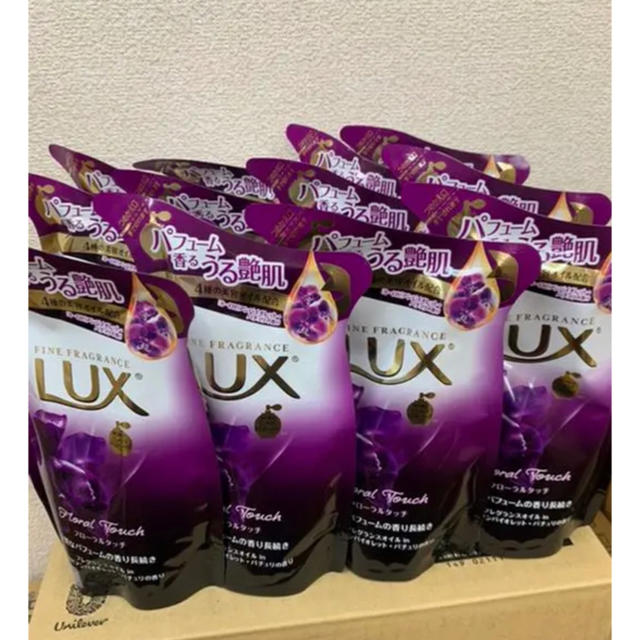 LUX(ラックス)のLUX ボディソープ《フローラルタッチ》詰め替え12個セット コスメ/美容のボディケア(ボディソープ/石鹸)の商品写真