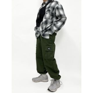 KHAKI VINTAGE CARGO STRING PANTS(ワークパンツ/カーゴパンツ)