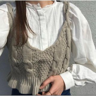 ローリーズファーム(LOWRYS FARM)の新品 LOWRYS FARM ソデボリュームレースブラウス(シャツ/ブラウス(長袖/七分))