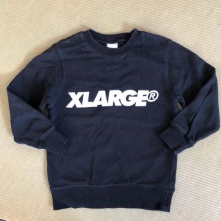 エクストララージ(XLARGE)の【XLARGE】 黒トレーナー　男の子向けサイズ110(Tシャツ/カットソー)