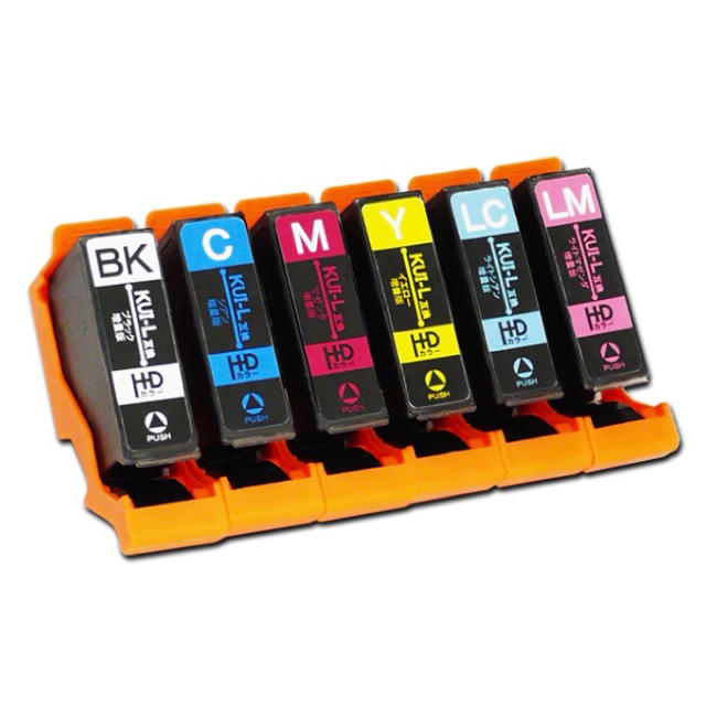 エプソン(EPSON) KUI-6CL-L クマノミ 互換インク 6色セット
