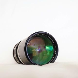 ソニー(SONY)のMINOLTA MC TELE ROKKOR-QF 200mm F3.5 良品(レンズ(単焦点))