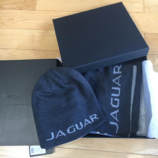 ジャガー(Jaguar)のJAGUAR帽子とマフラー(ニット帽/ビーニー)