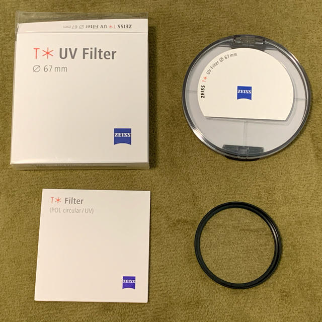 Carl Zeiss T*UV filter 67mm 美品
