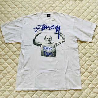 ステューシー(STUSSY)のオールド ステューシー プリント Tシャツ old stussy XL (Tシャツ/カットソー(半袖/袖なし))