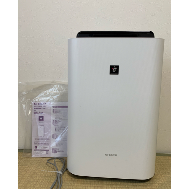 SHARP 加湿空気清浄機 KC-F50-W (分解洗浄済) - 空気清浄器 SHARP 加湿空気清浄機 KC-F50-W (分解洗浄済) - 空気清浄器