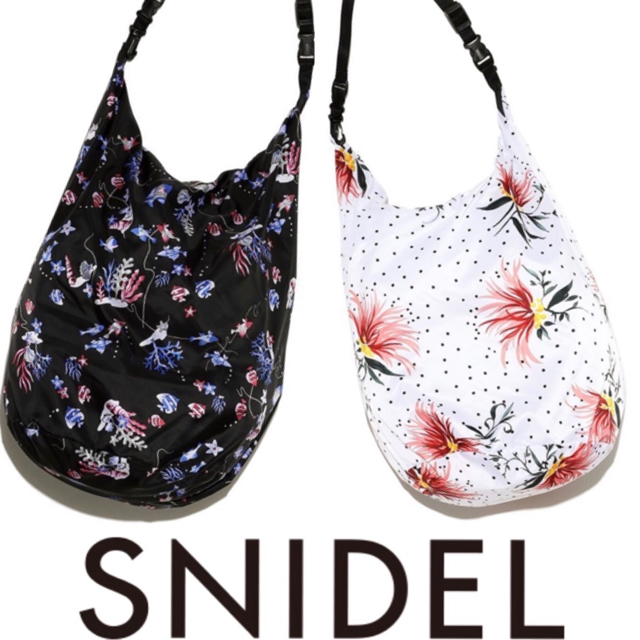 SNIDEL(スナイデル)の最終値下げ！エコバック★ スタンドショルダーバッグ　白 レディースのバッグ(ショルダーバッグ)の商品写真