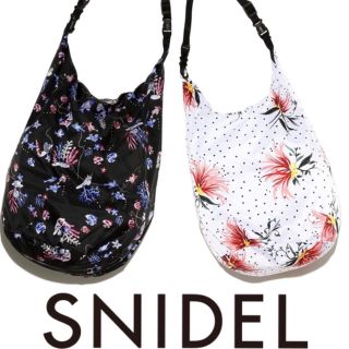 スナイデル(SNIDEL)の最終値下げ！エコバック★ スタンドショルダーバッグ　白(ショルダーバッグ)