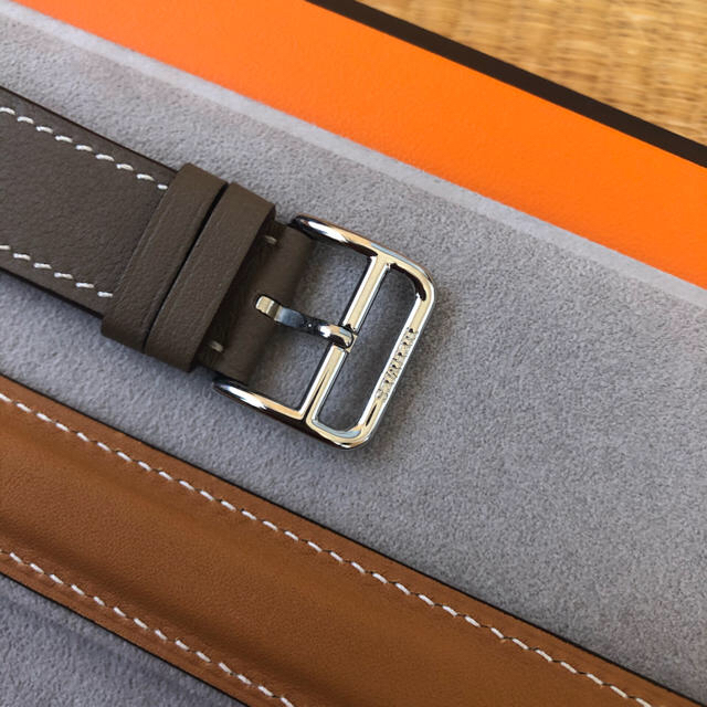 Hermes(エルメス)の【美品】アップルウォッチ　エルメス　ドゥブルプール　40mm メンズの時計(ラバーベルト)の商品写真