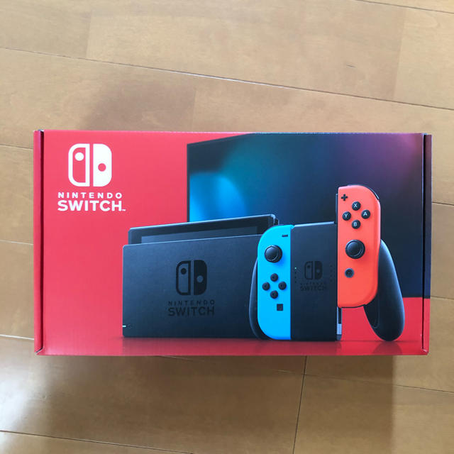 Nintendo Switch ネオンブルー/(R) ネオ　新品未使用　店印有
