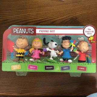 ピーナッツ(PEANUTS)のスヌーピーフィギュア5種セット(キャラクターグッズ)