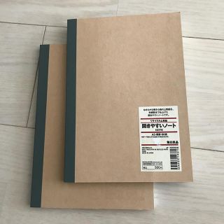 ムジルシリョウヒン(MUJI (無印良品))の＊無印良品＊開きやすいノート(ノート/メモ帳/ふせん)