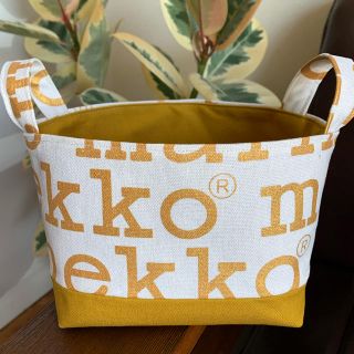 マリメッコ(marimekko)の♡専用♡布バスケット　マリメッコ　ハンドメイド(雑貨)