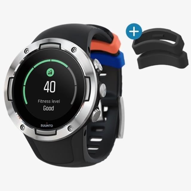 SUUNTO(スント)の【新品未使用】スント 5 BLACK STEEL （保証残） スポーツ/アウトドアのランニング(その他)の商品写真