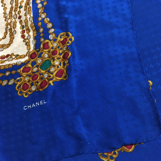 CHANEL - 購入済在庫無し(_ _) CHANELシルク大判スカーフの通販 by 撫子｜シャネルならラクマ