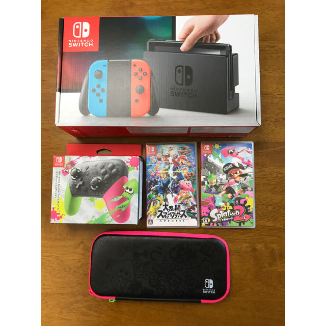 贅沢屋の 任天堂 Switch+ソフト2本+プロコン Nintendo - 家庭用